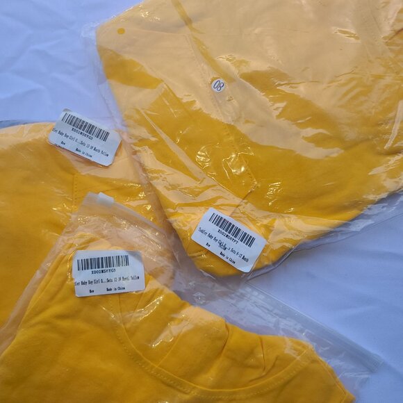 Baby Hoodie & Pants Set – Yellow, 2pc, 12M–18M, Nwt - Picture 2 of 2